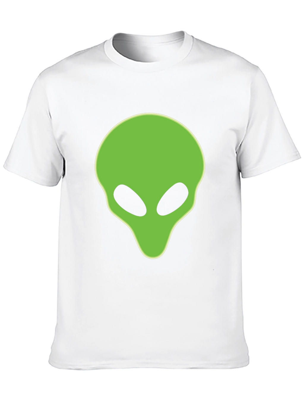 Alien Head Graphic Black T-Shirt
