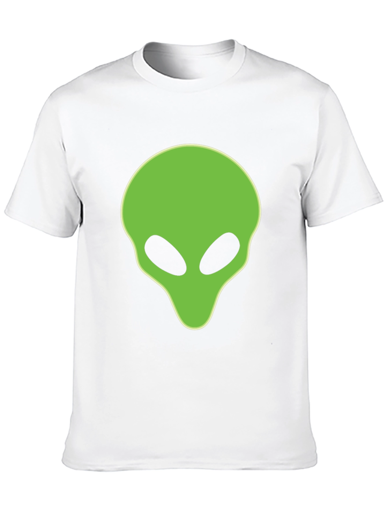 Alien Head Graphic Black T-Shirt