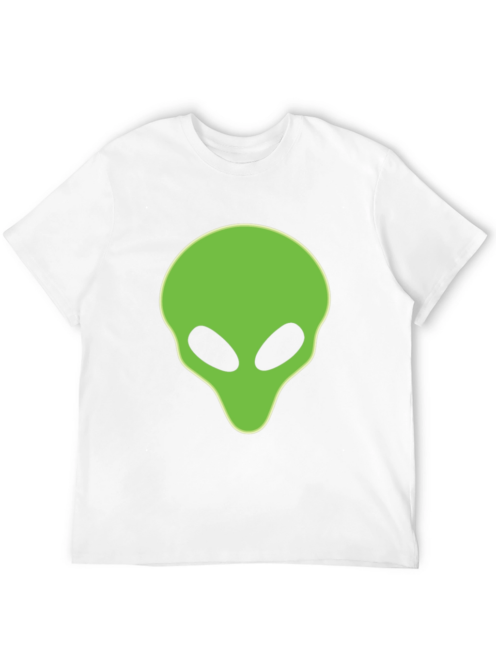 Alien Head Graphic Black T-Shirt