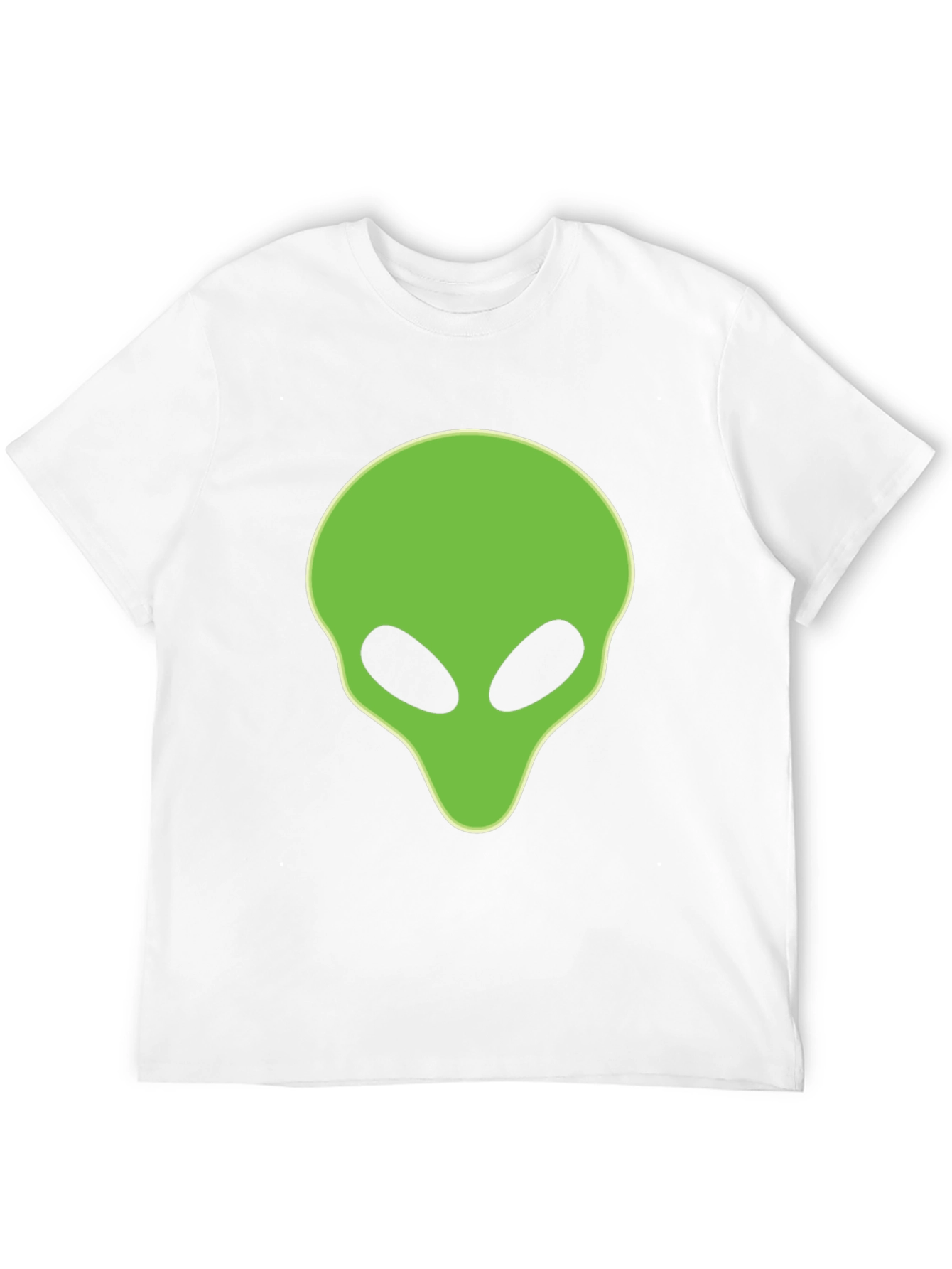 Alien Head Graphic Black T-Shirt