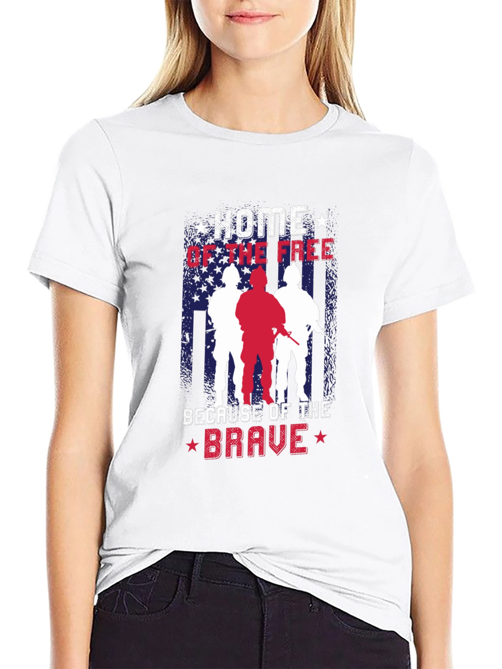 Home of the Free Patriotic T-Shirt