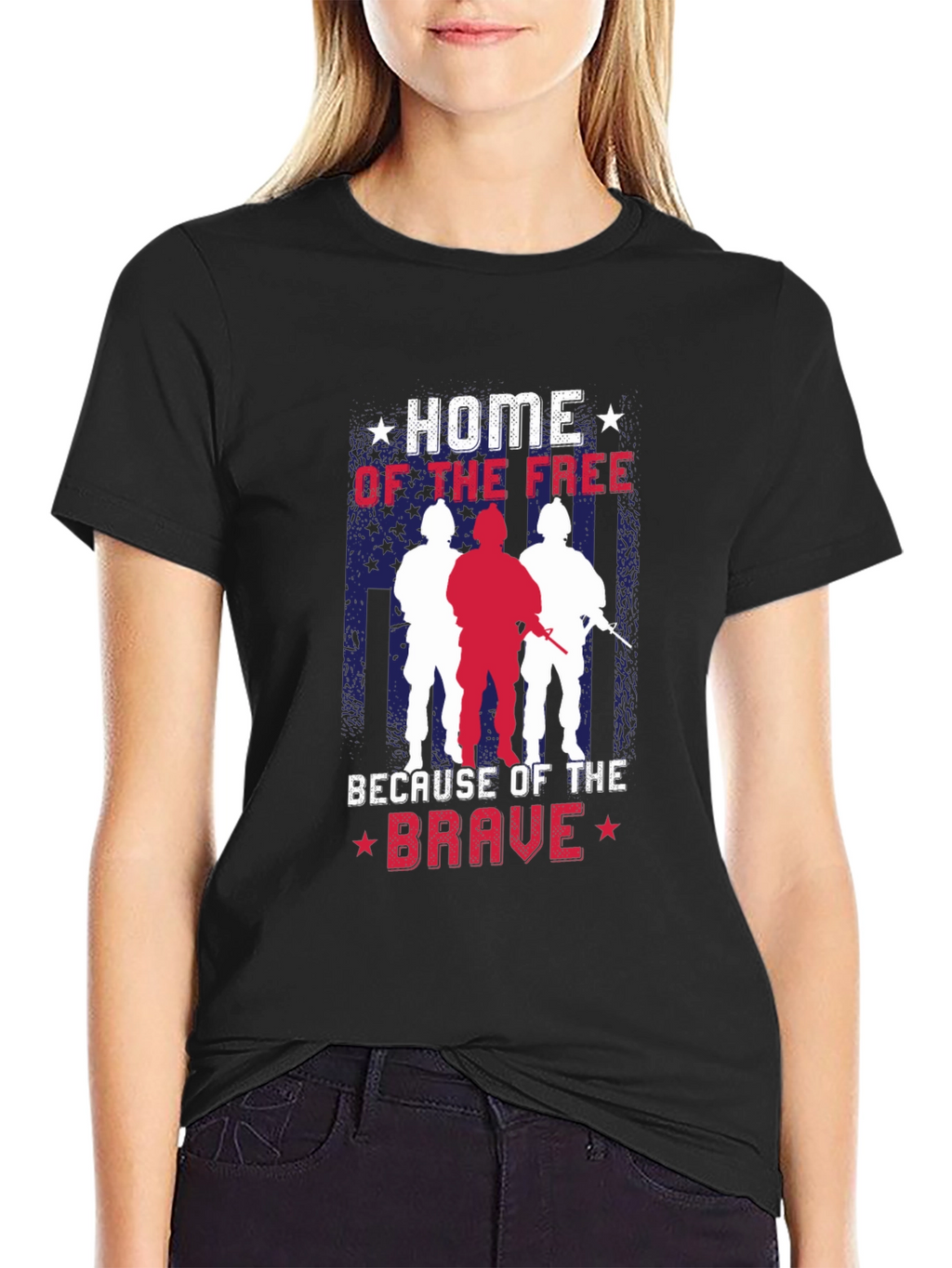 Home of the Free Patriotic T-Shirt