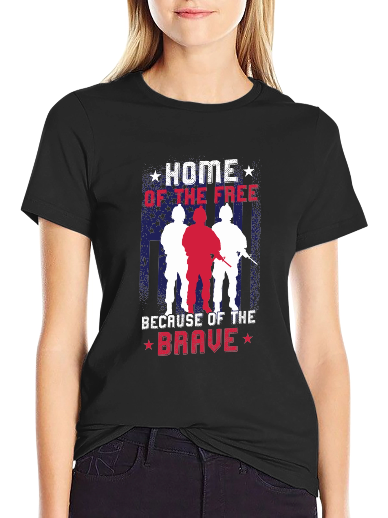 Home of the Free Patriotic T-Shirt
