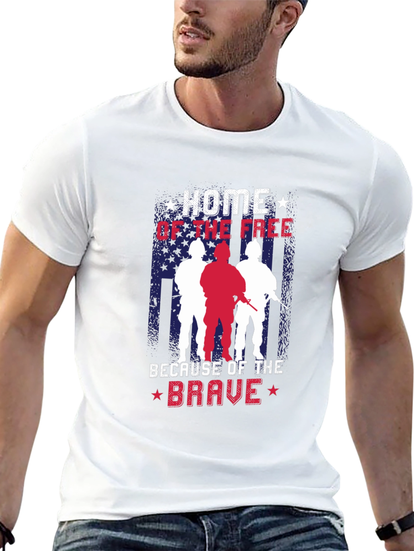 Home of the Free Patriotic T-Shirt