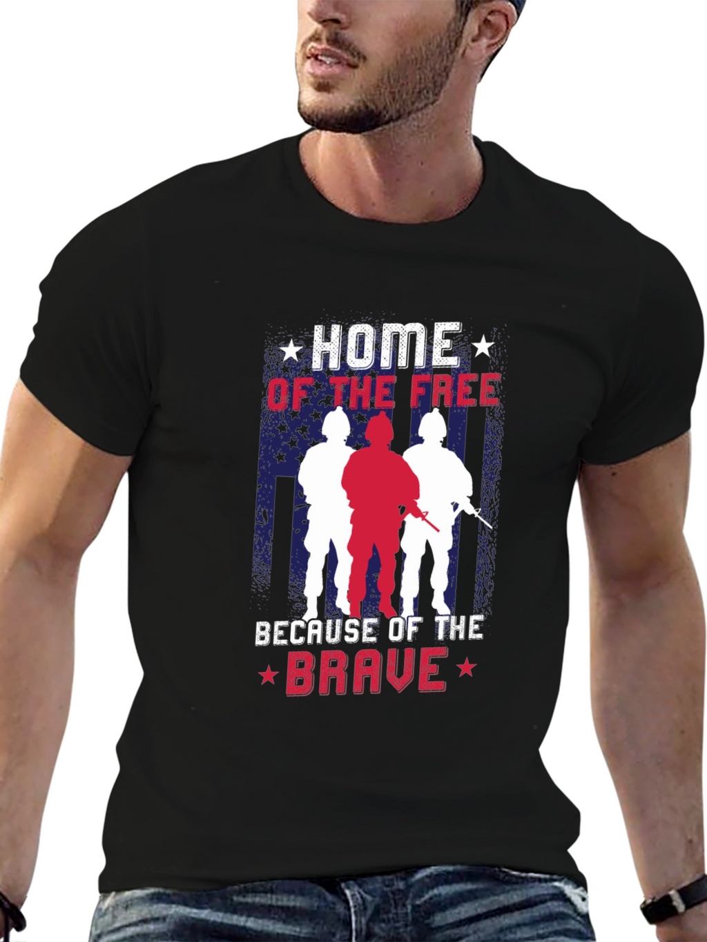 Home of the Free Patriotic T-Shirt