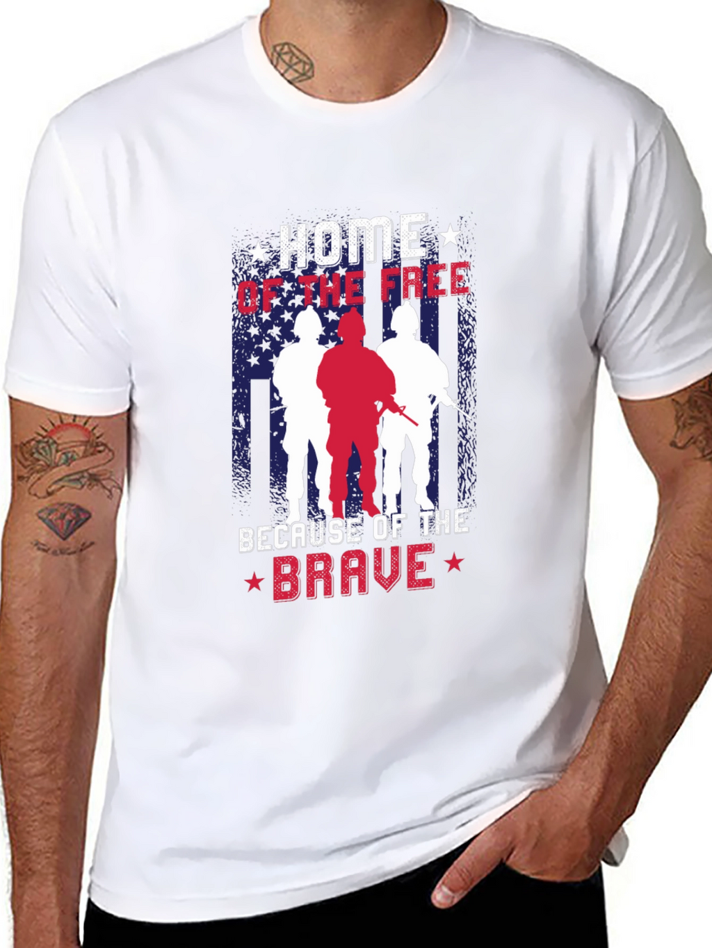 Home of the Free Patriotic T-Shirt
