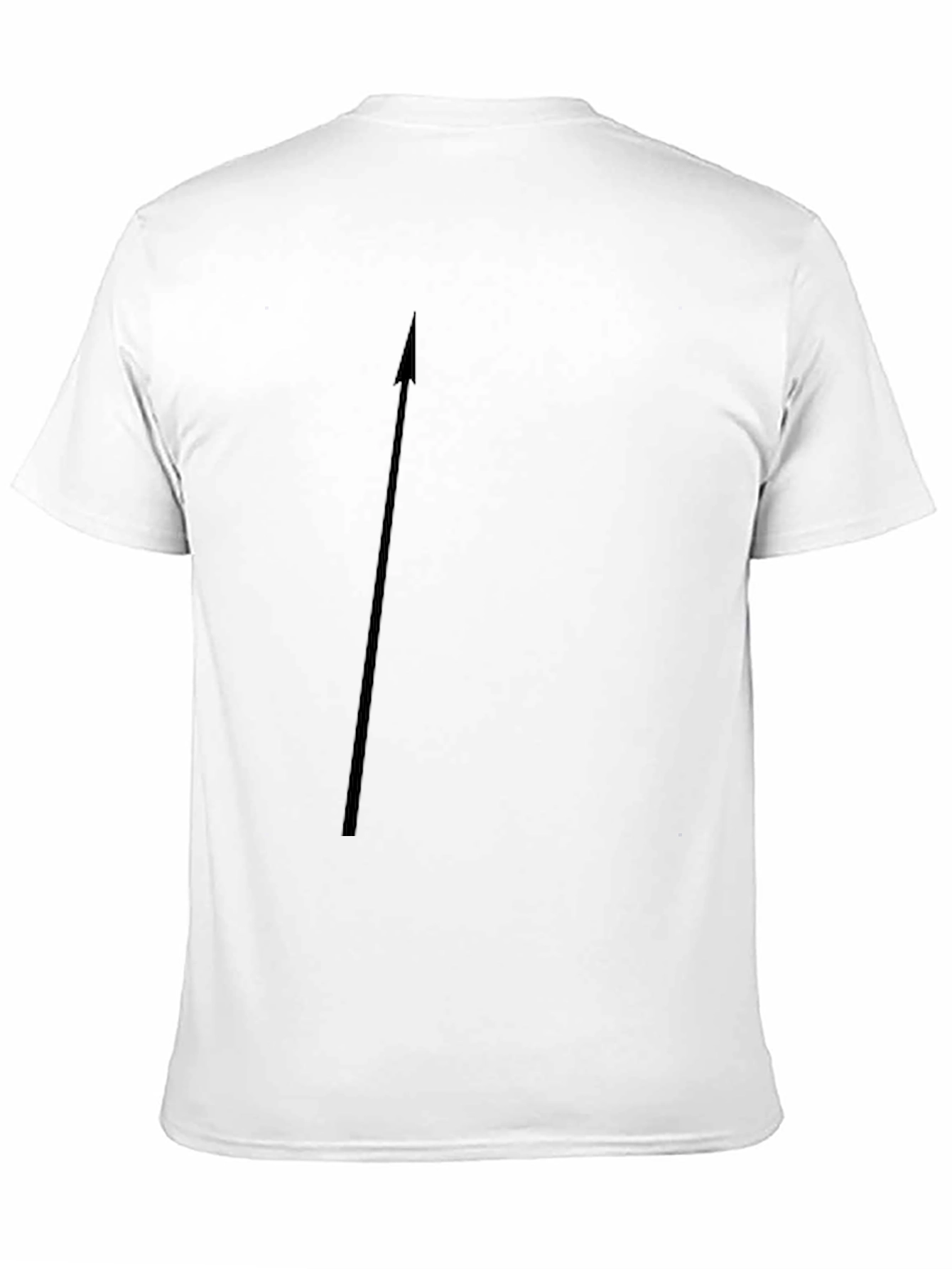 Mens Black Crew Neck Basic Tee