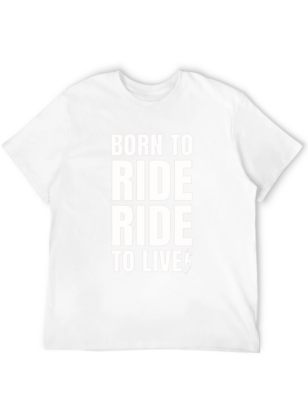 Born To Ride Black Graphic Tee
