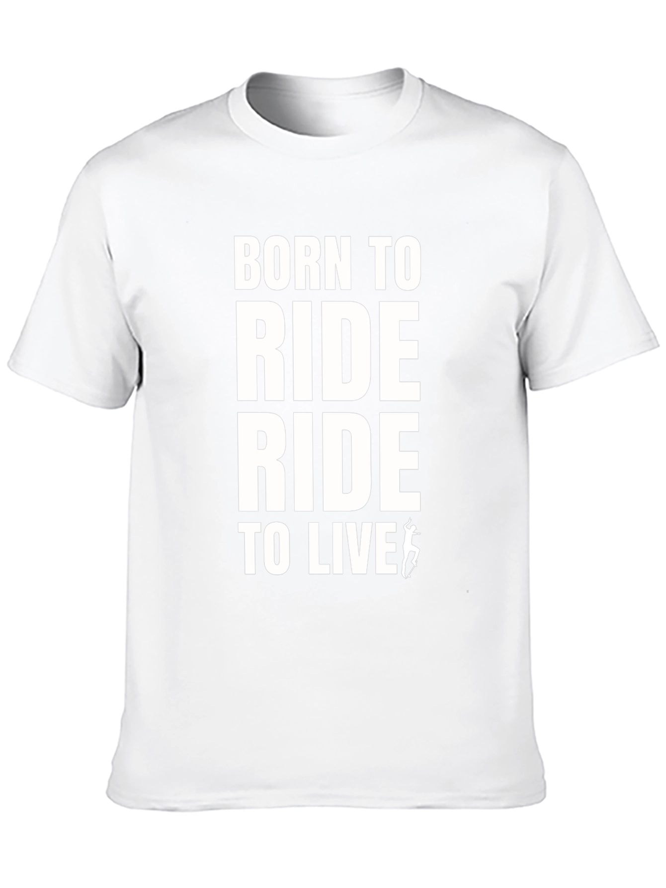 Born To Ride Black Graphic Tee