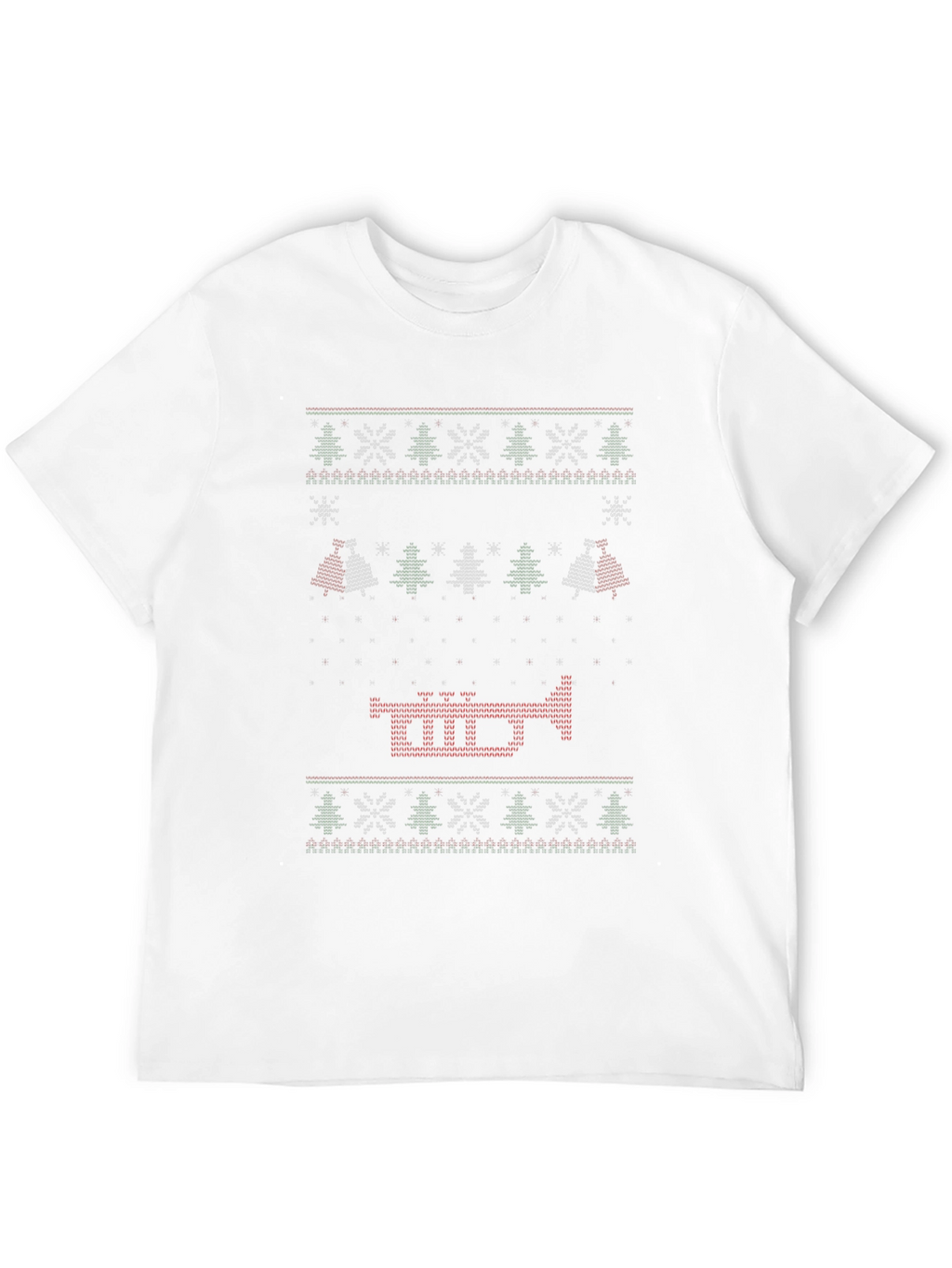 Festive Trumpet Knit Style T-Shirt