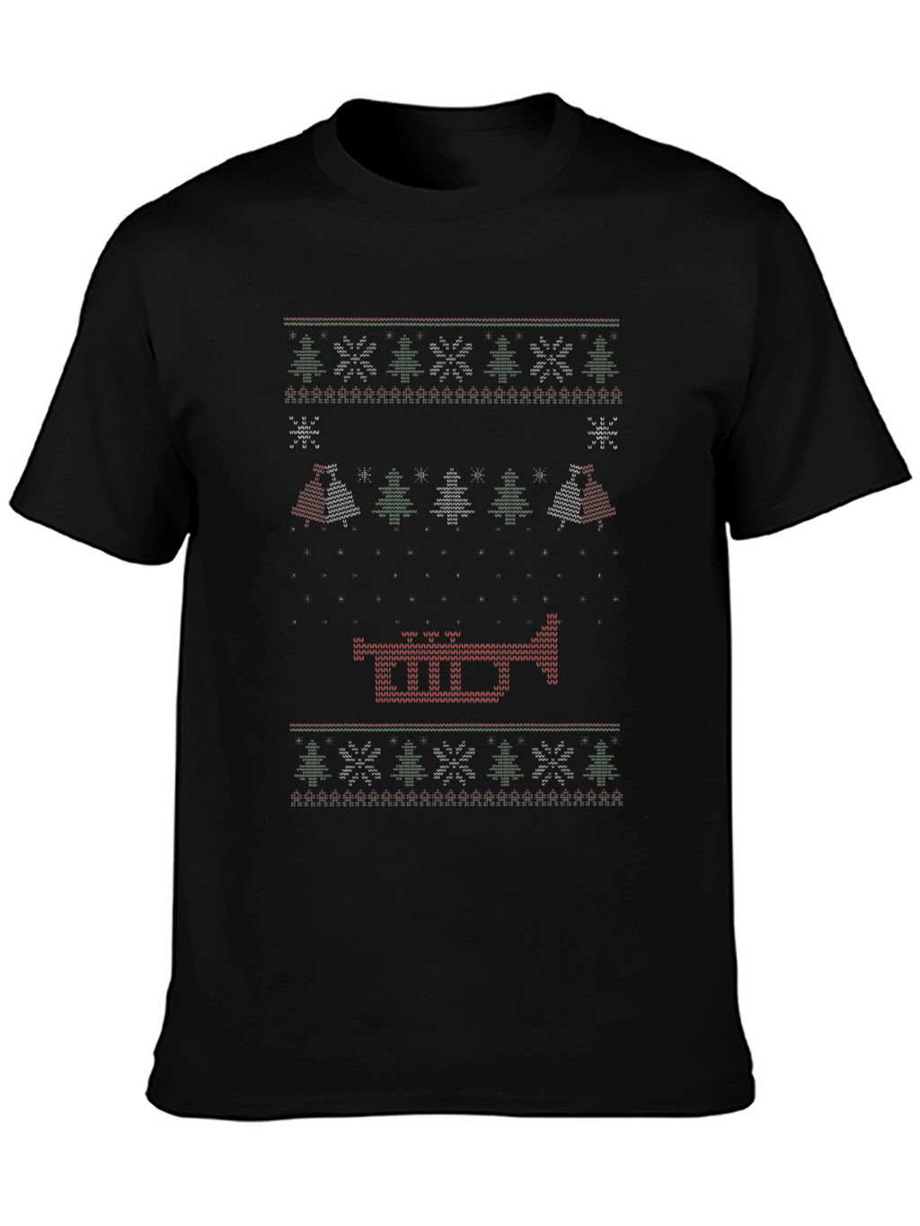 Festive Trumpet Knit Style T-Shirt