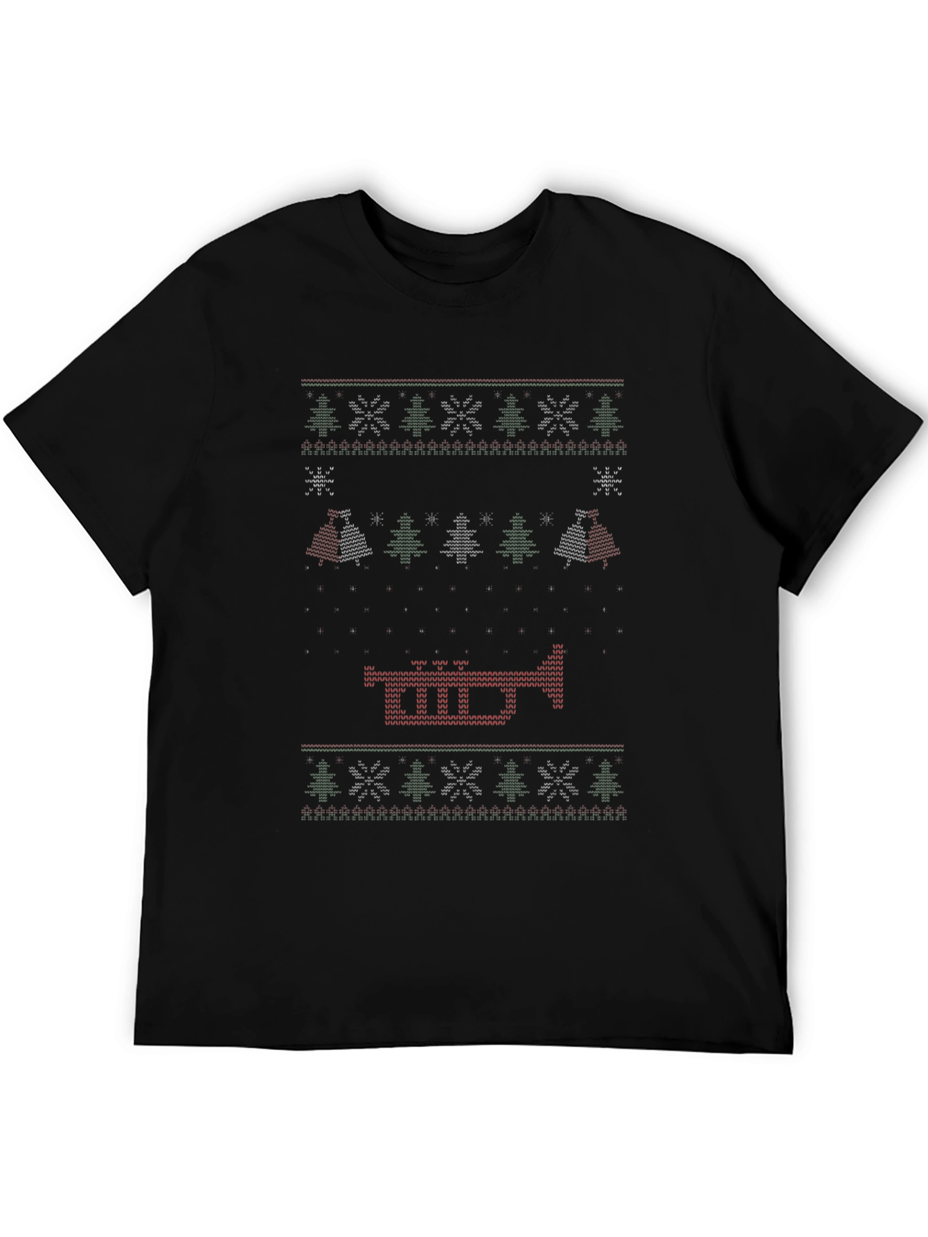 Festive Trumpet Knit Style T-Shirt