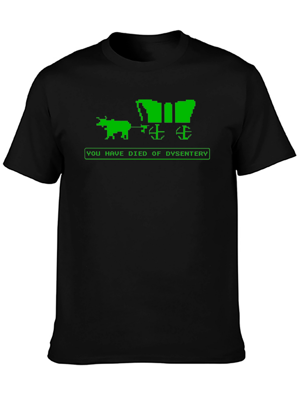 Oregon Trail Dysentery T-Shirt - Black