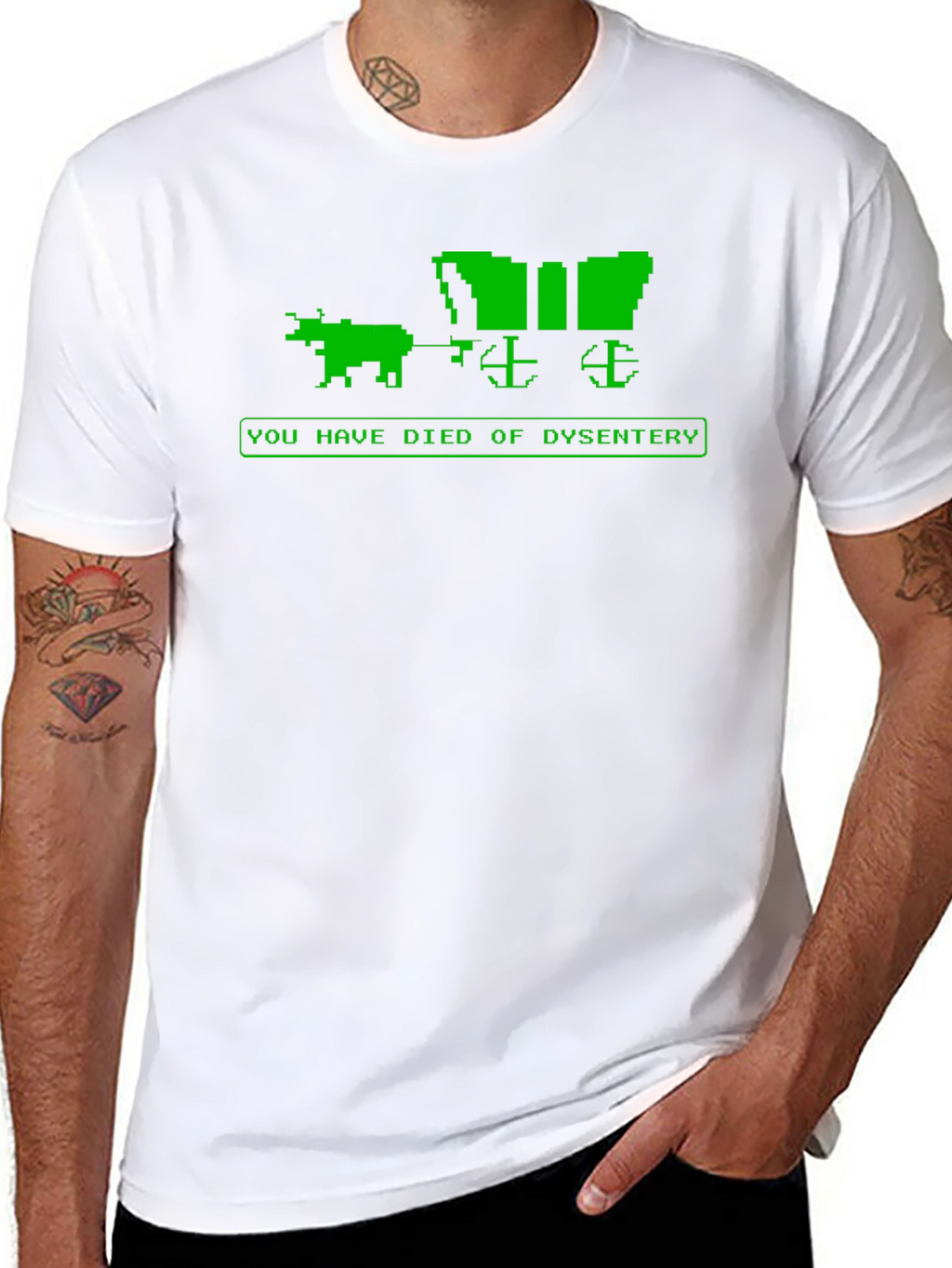 Oregon Trail Dysentery T-Shirt - Black