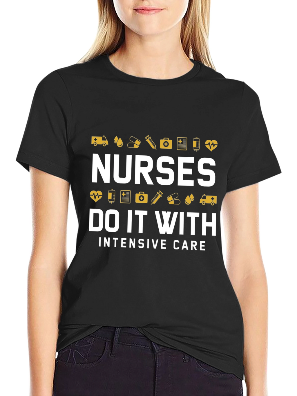 Nurses Intensive Care Graphic T-Shirt