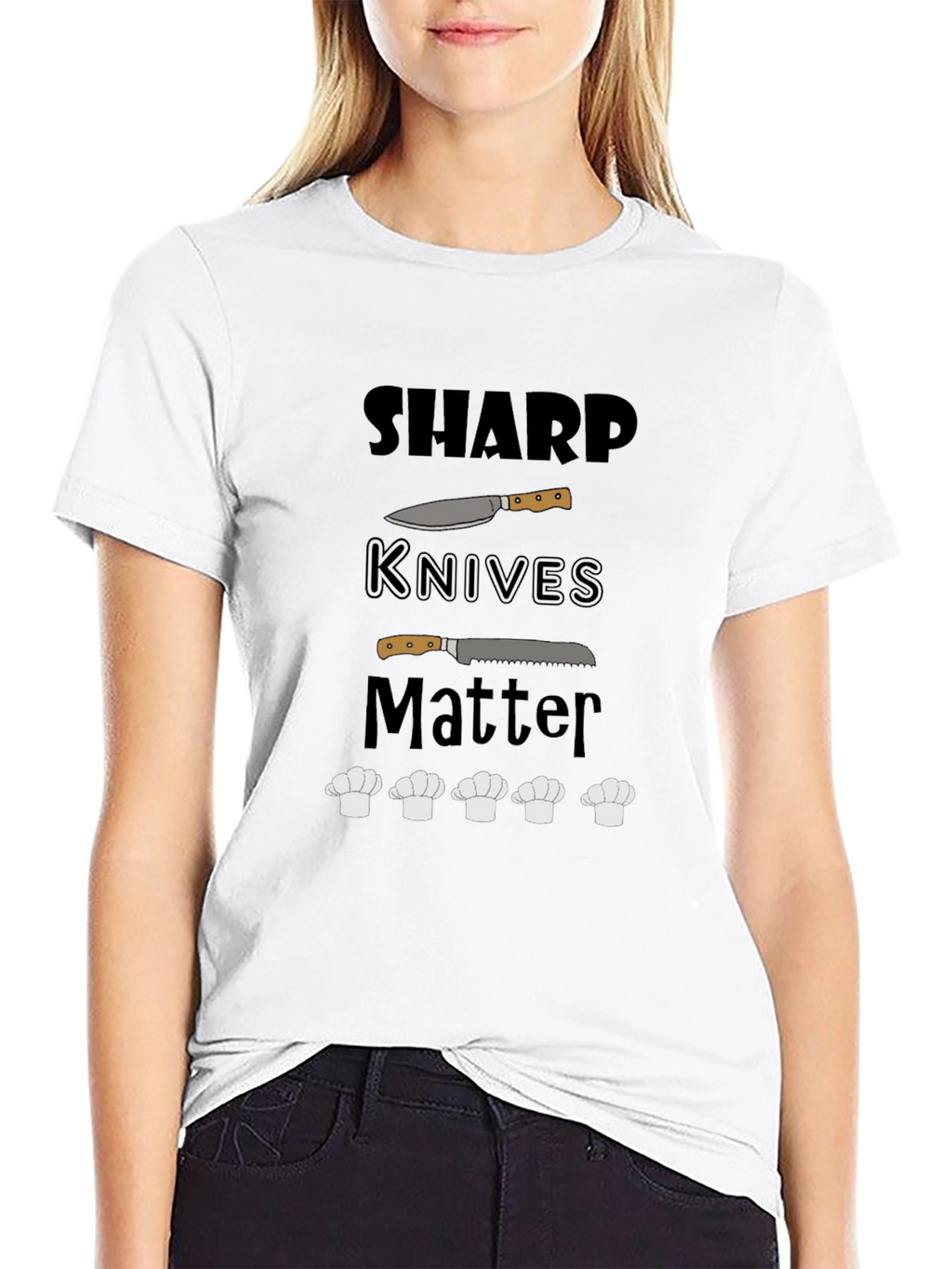 Sharp Knives Matter Graphic Tee - Chef Edition