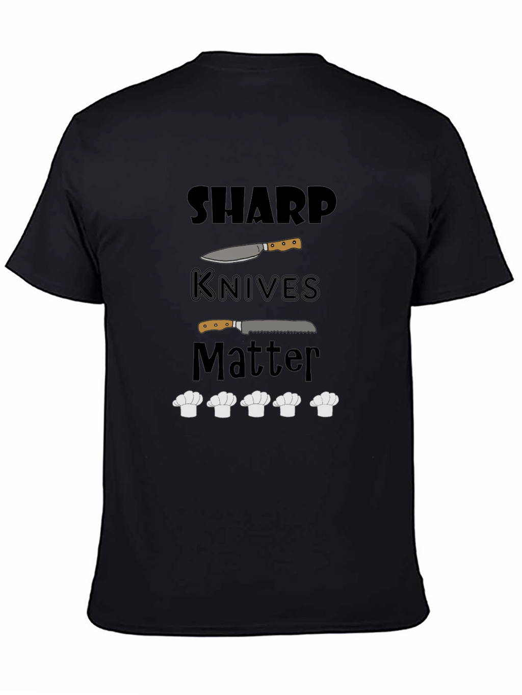 Sharp Knives Matter Graphic Tee - Chef Edition