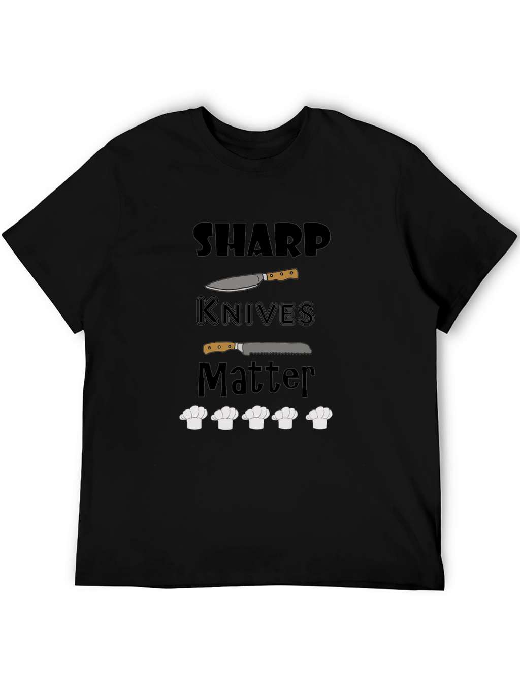 Sharp Knives Matter Graphic Tee - Chef Edition