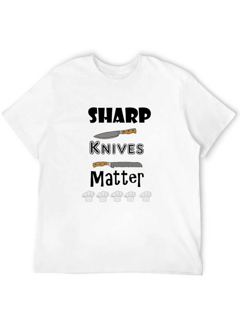 Sharp Knives Matter Graphic Tee - Chef Edition