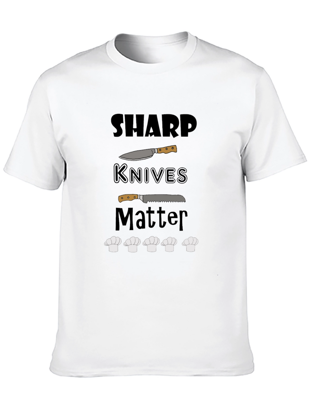 Sharp Knives Matter Graphic Tee - Chef Edition