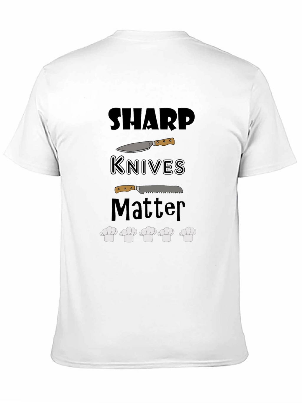 Sharp Knives Matter Graphic Tee - Chef Edition