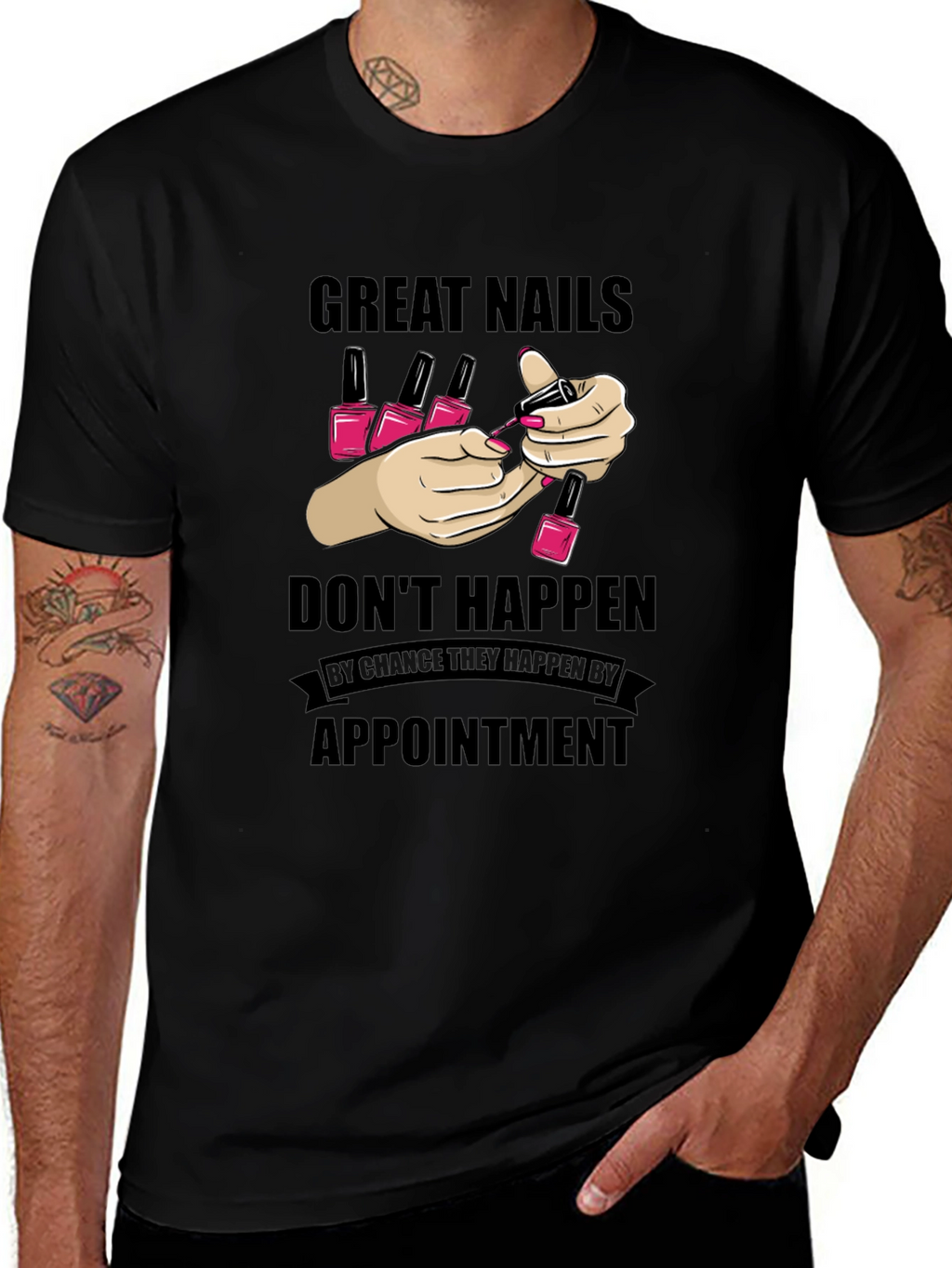 Great Nails Appointment T-Shirt Nail Salon Tee