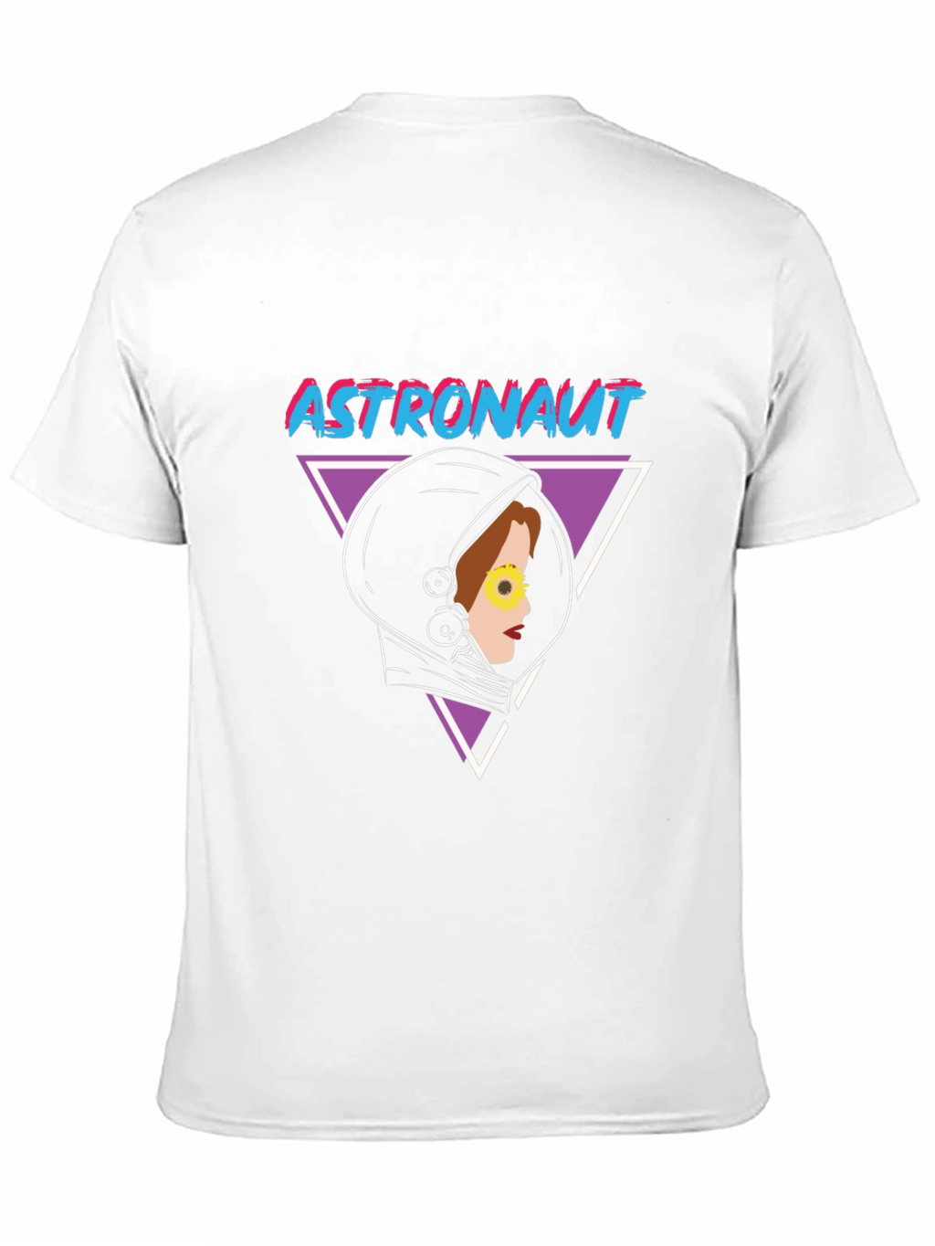 Astronaut Graphic Tee - Retro Space Design