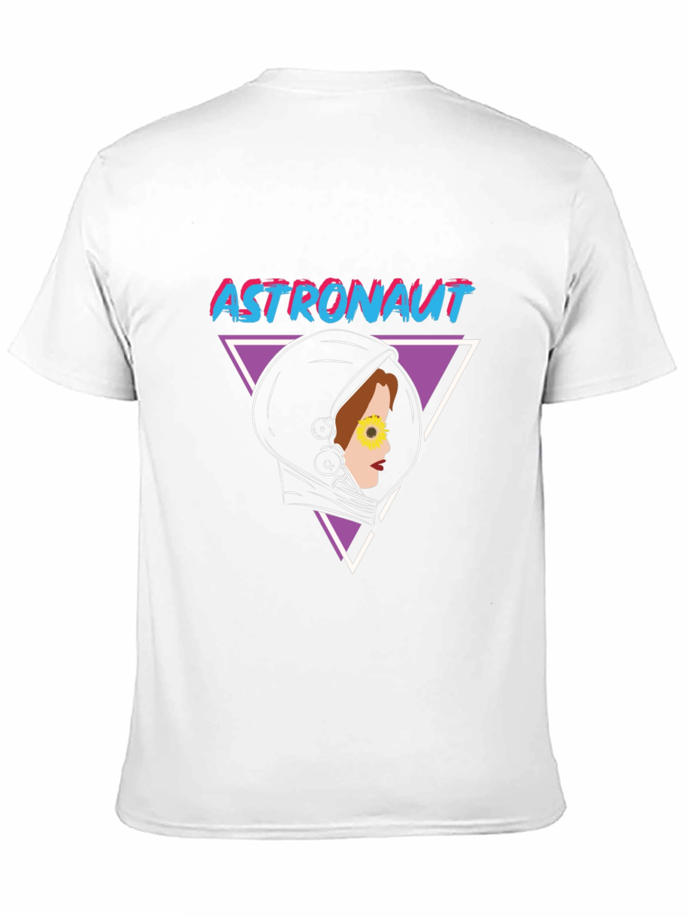 Astronaut Graphic Tee - Retro Space Design