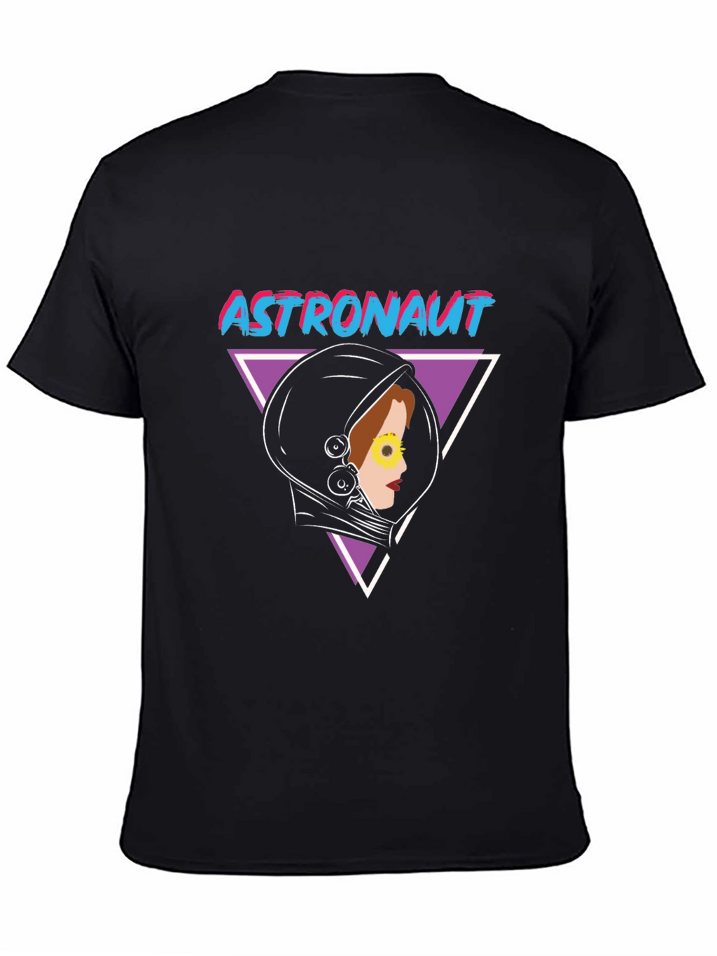Astronaut Graphic Tee - Retro Space Design