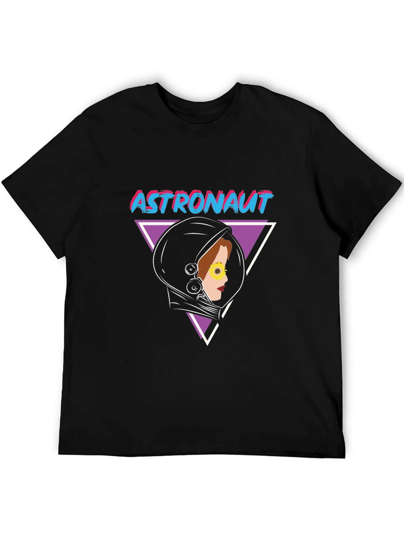 Astronaut Graphic Tee - Retro Space Design