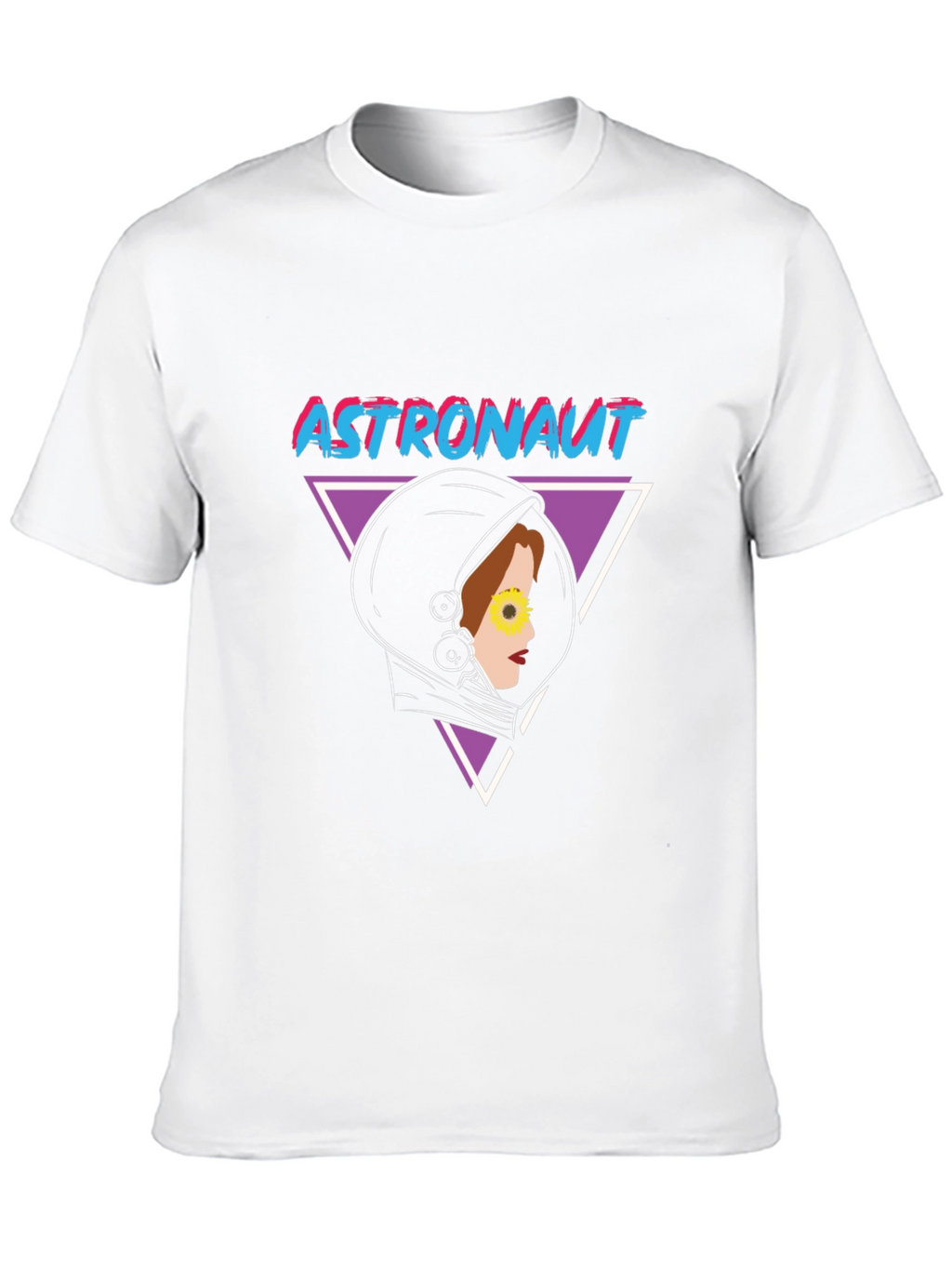 Astronaut Graphic Tee - Retro Space Design