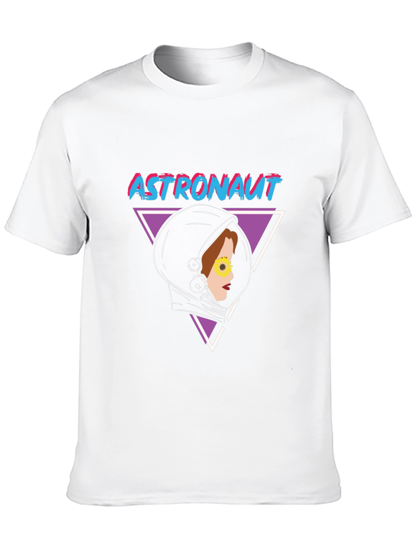 Astronaut Graphic Tee - Retro Space Design