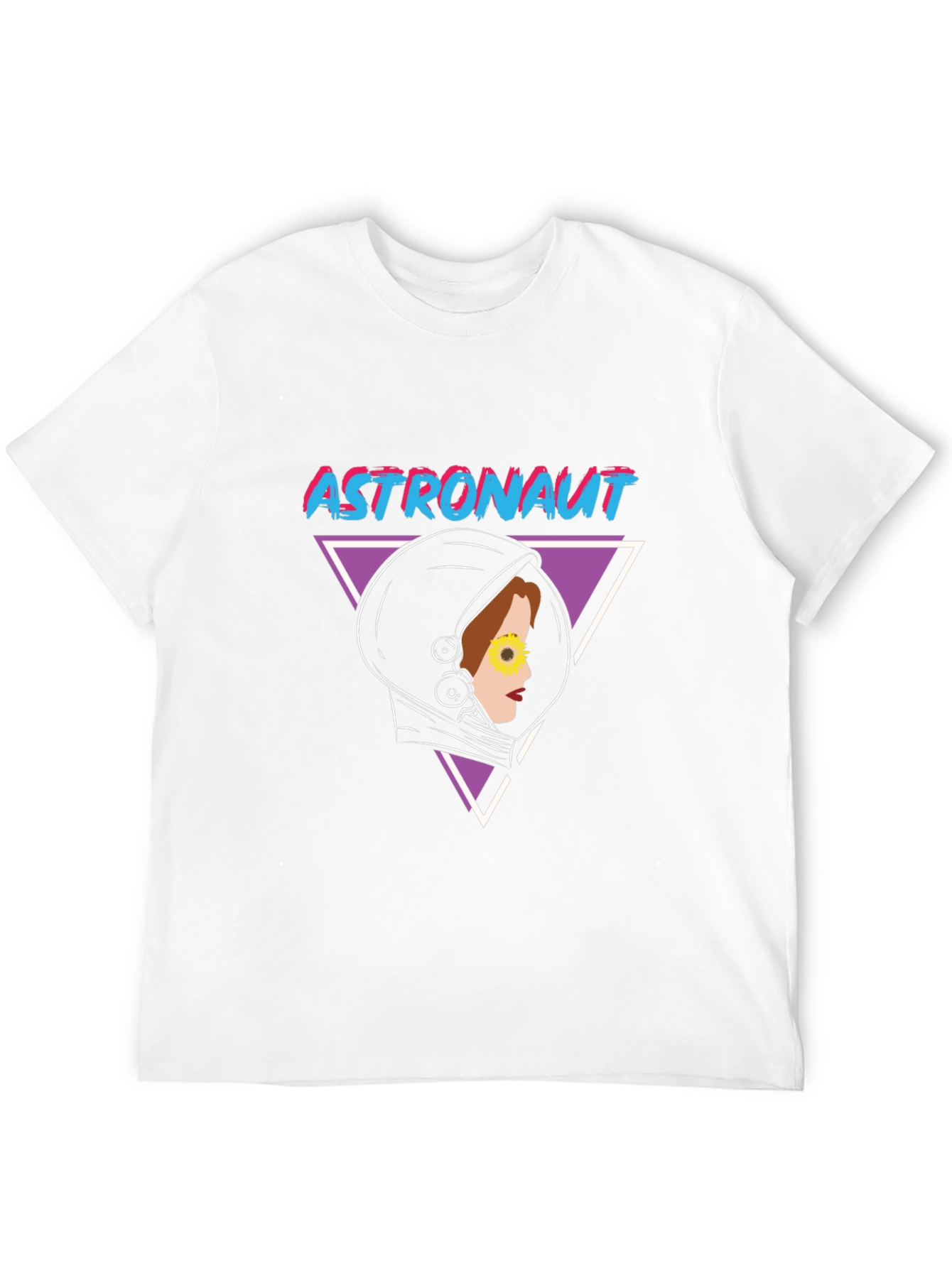 Astronaut Graphic Tee - Retro Space Design