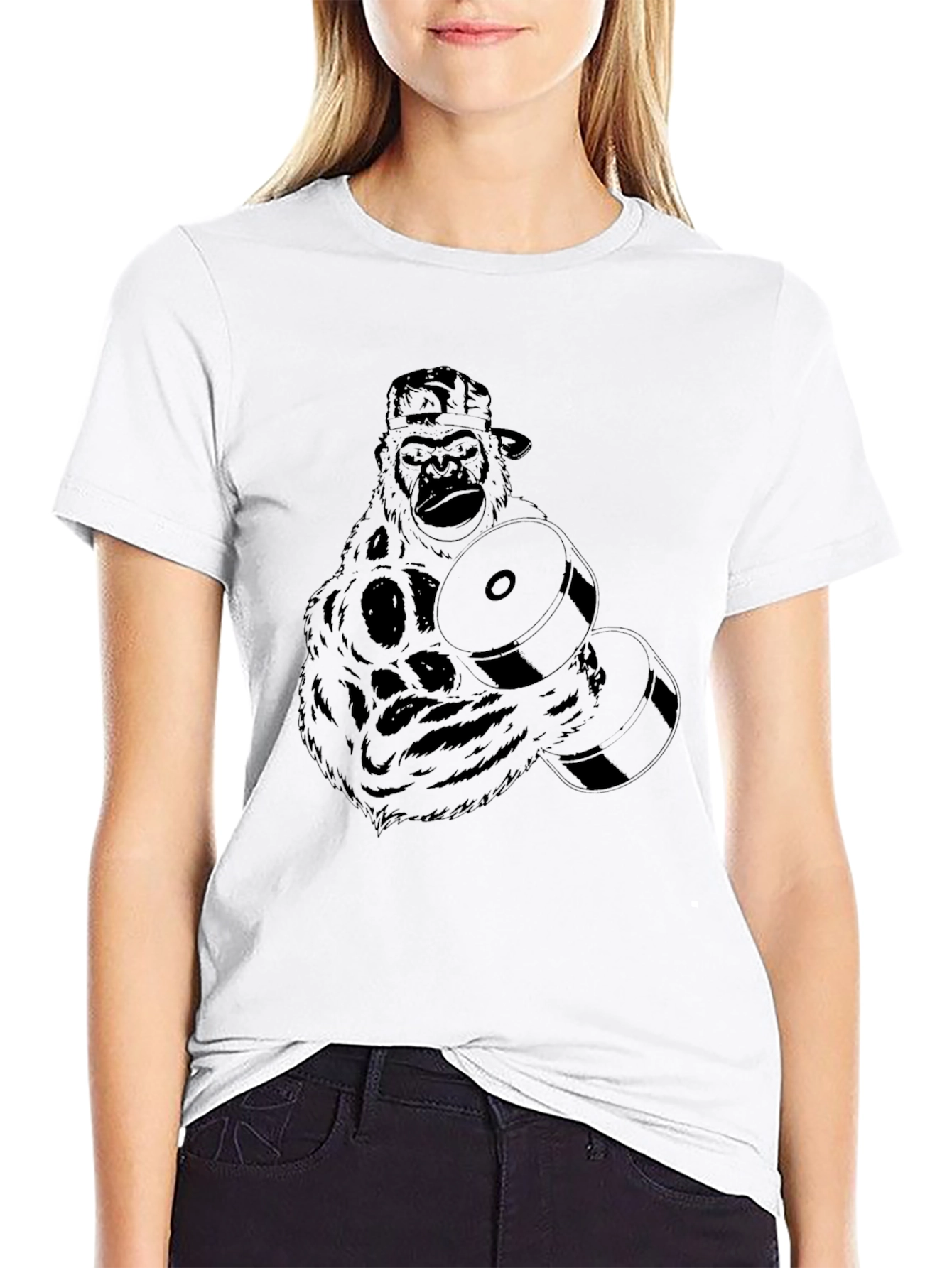 Gorilla Gym Black T-Shirt