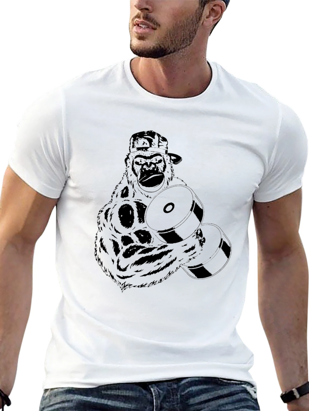 Gorilla Gym Black T-Shirt