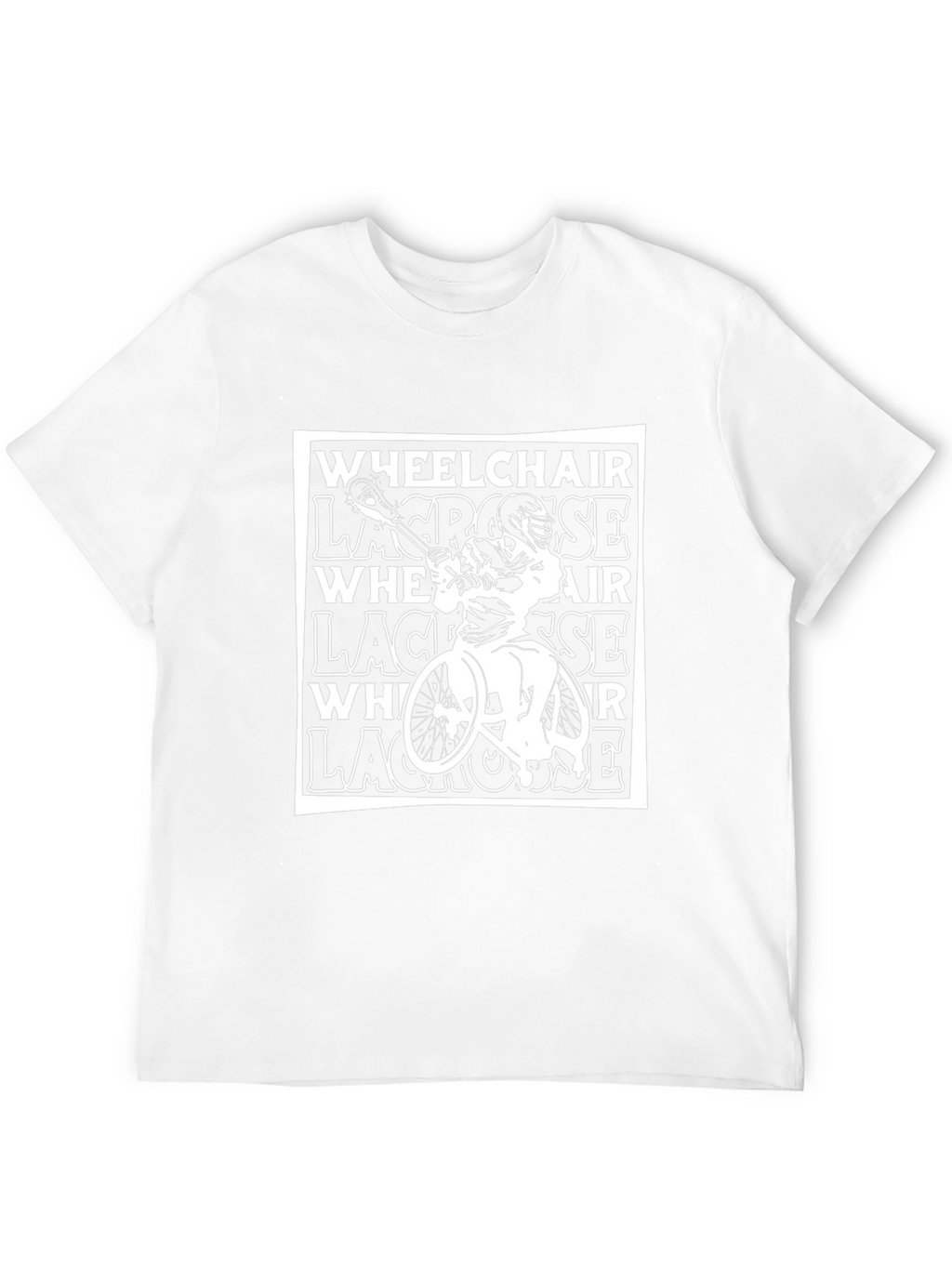 Wheelchair Lacrosse Graphic Tee - Black