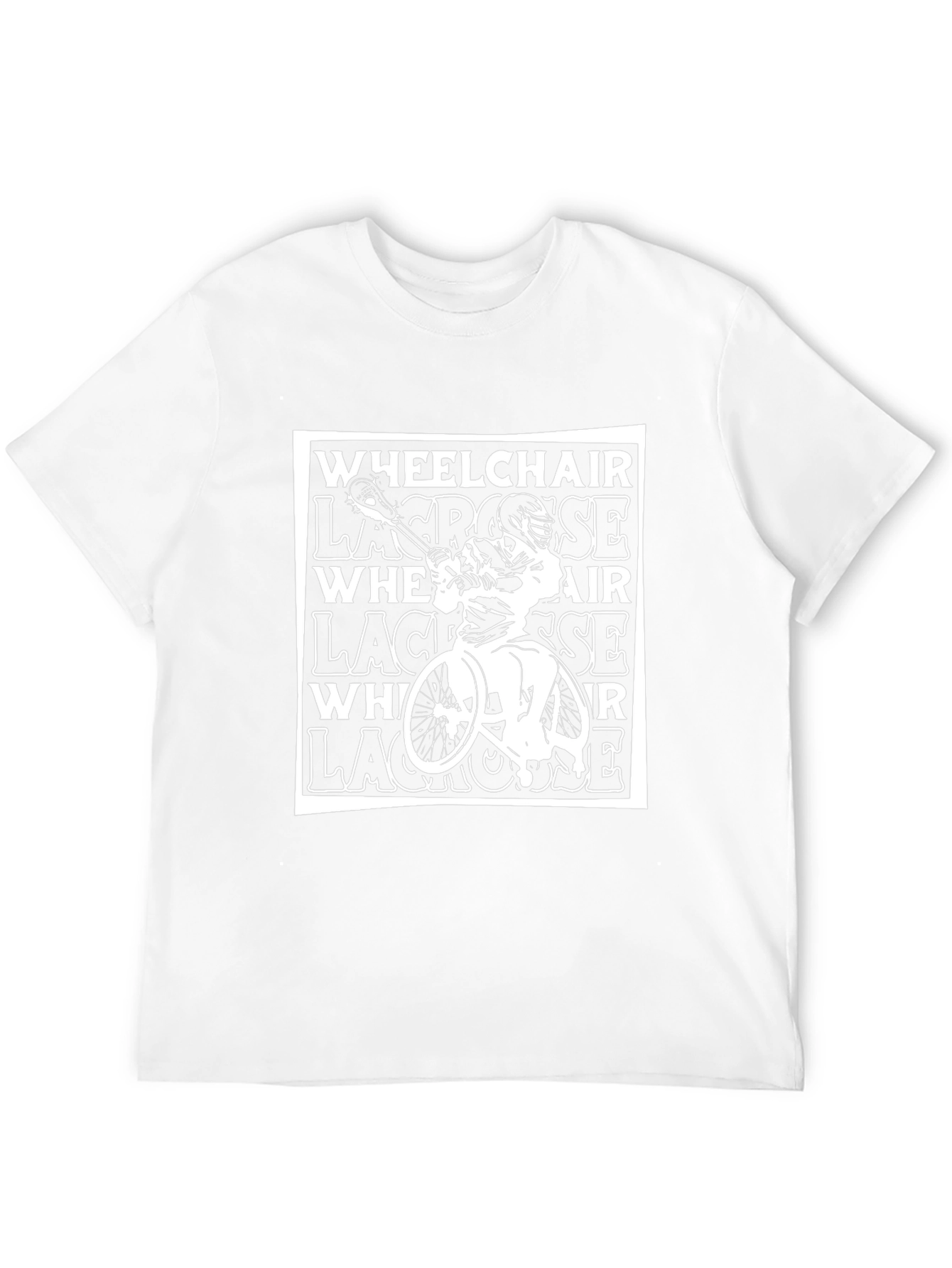 Wheelchair Lacrosse Graphic Tee - Black