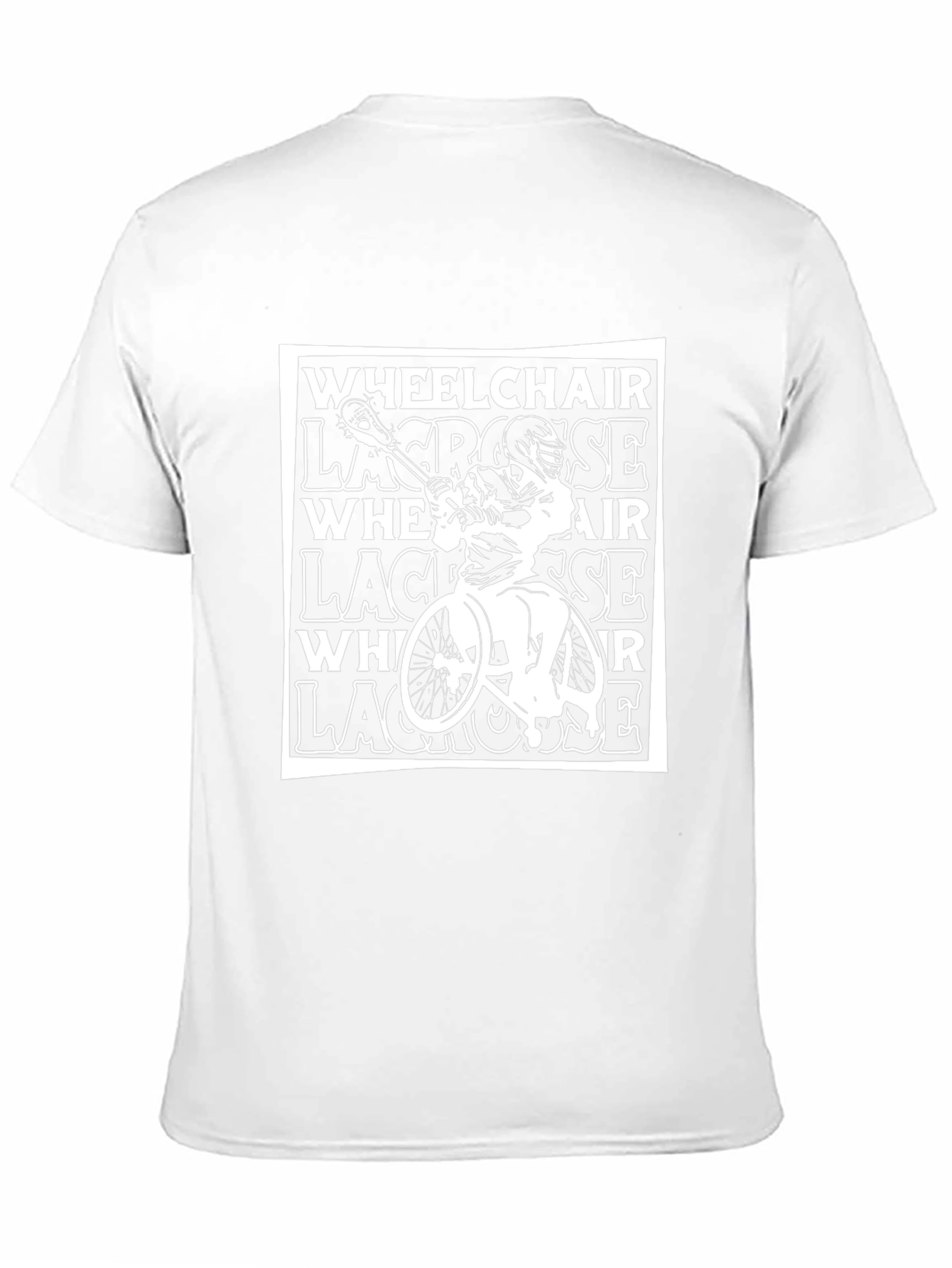 Wheelchair Lacrosse Graphic Tee - Black