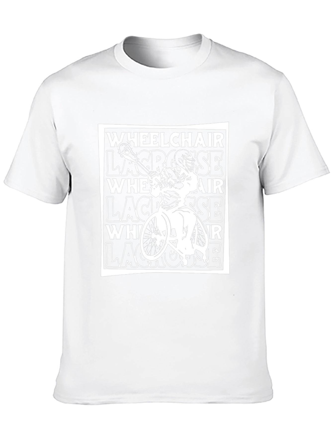 Wheelchair Lacrosse Graphic Tee - Black