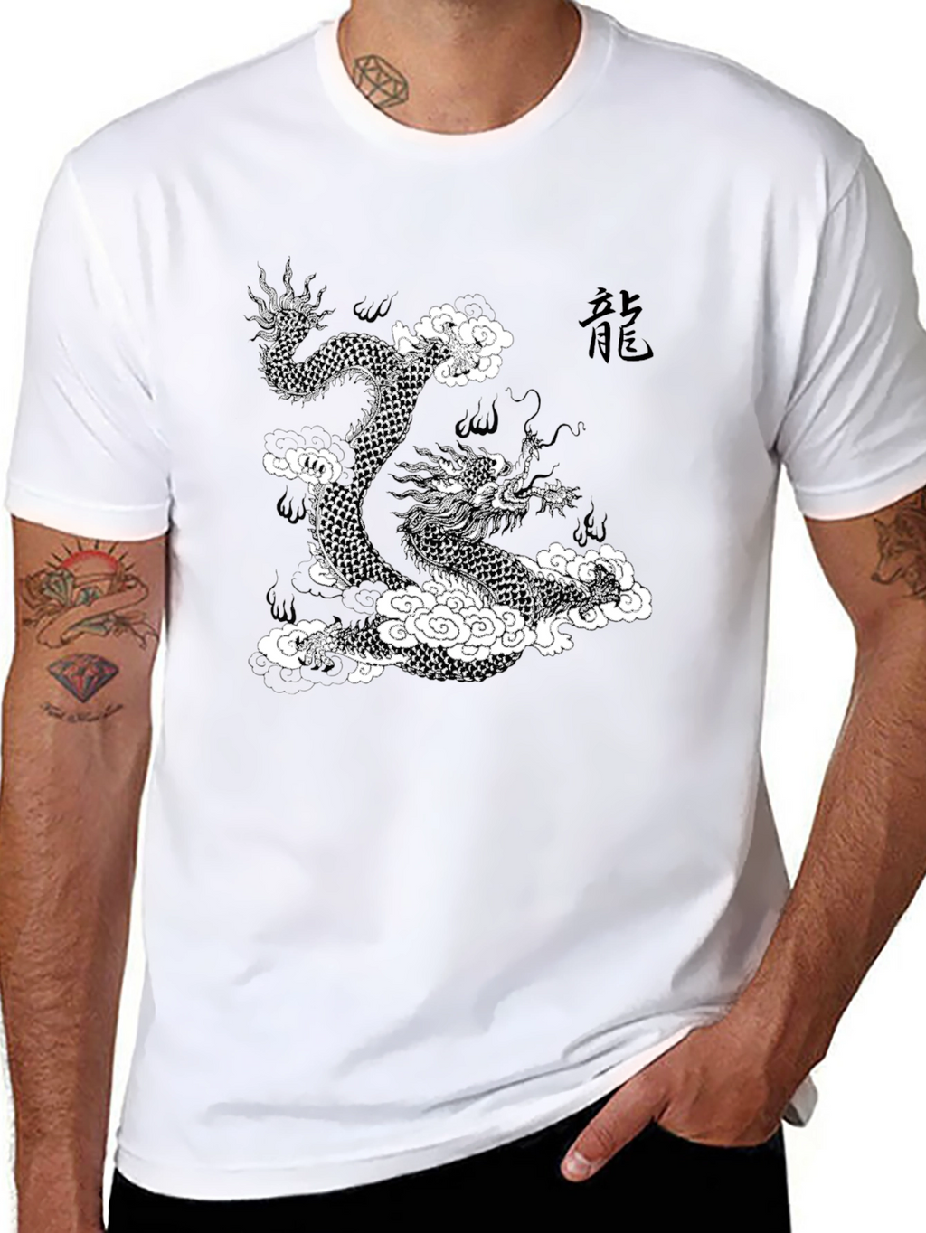Dragon T-Shirt - Black Graphic Tee