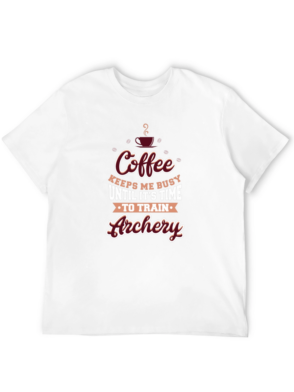 Coffee Archery Training Black T-Shirt