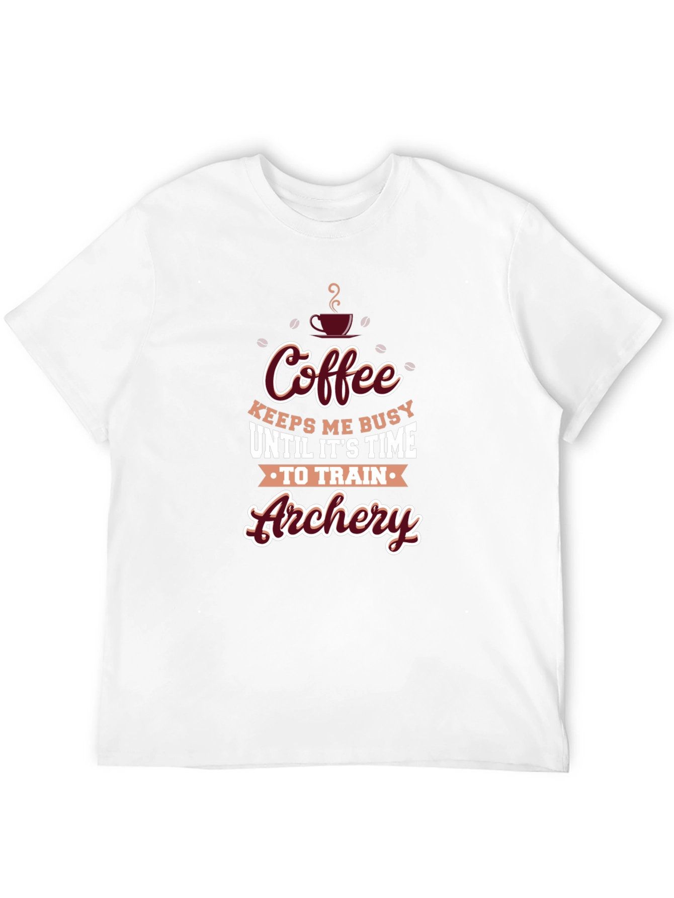 Coffee Archery Training Black T-Shirt