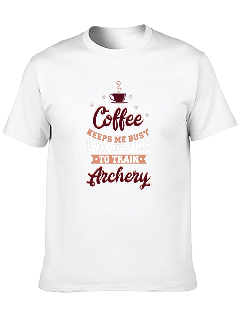 Coffee Archery Training Black T-Shirt