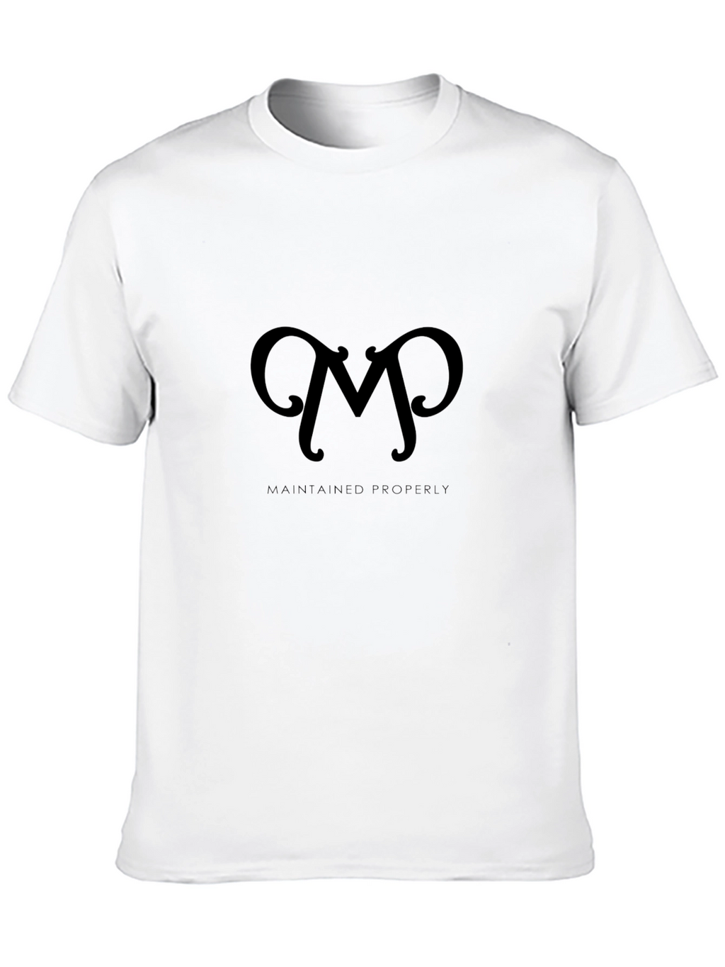 Black Maintained Properly Graphic Tee
