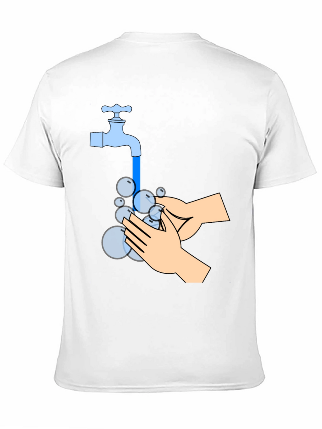 Wash Your Hands Graphic Tee - Black