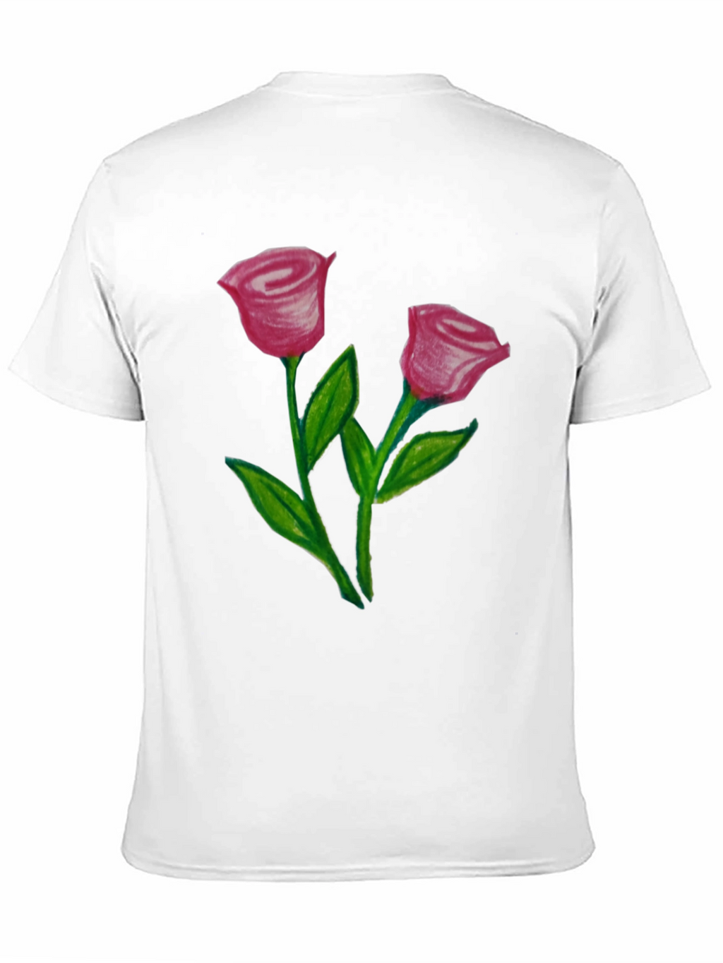 Floral Rose Graphic T-Shirt - Stylish Mens Tee