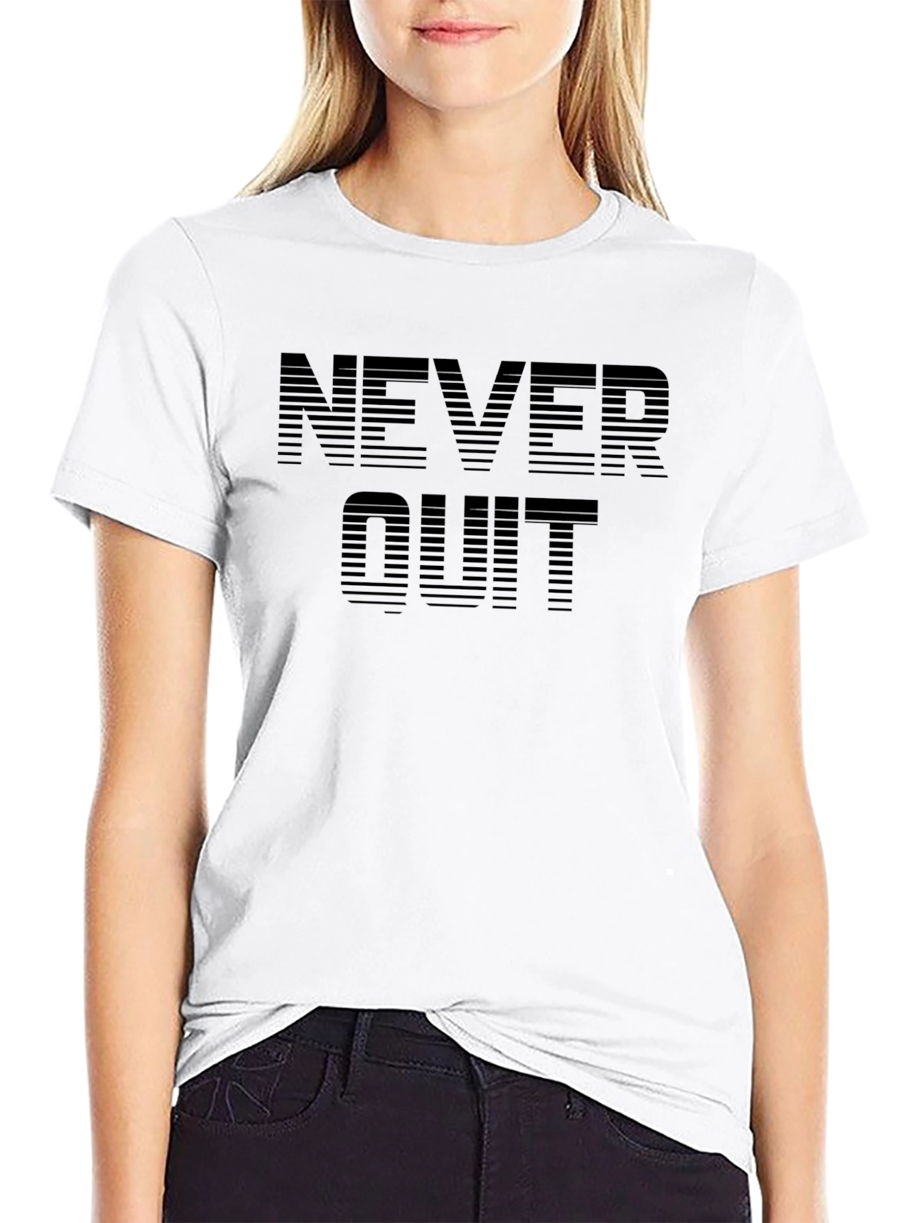 Never Quit Graphic T-Shirt