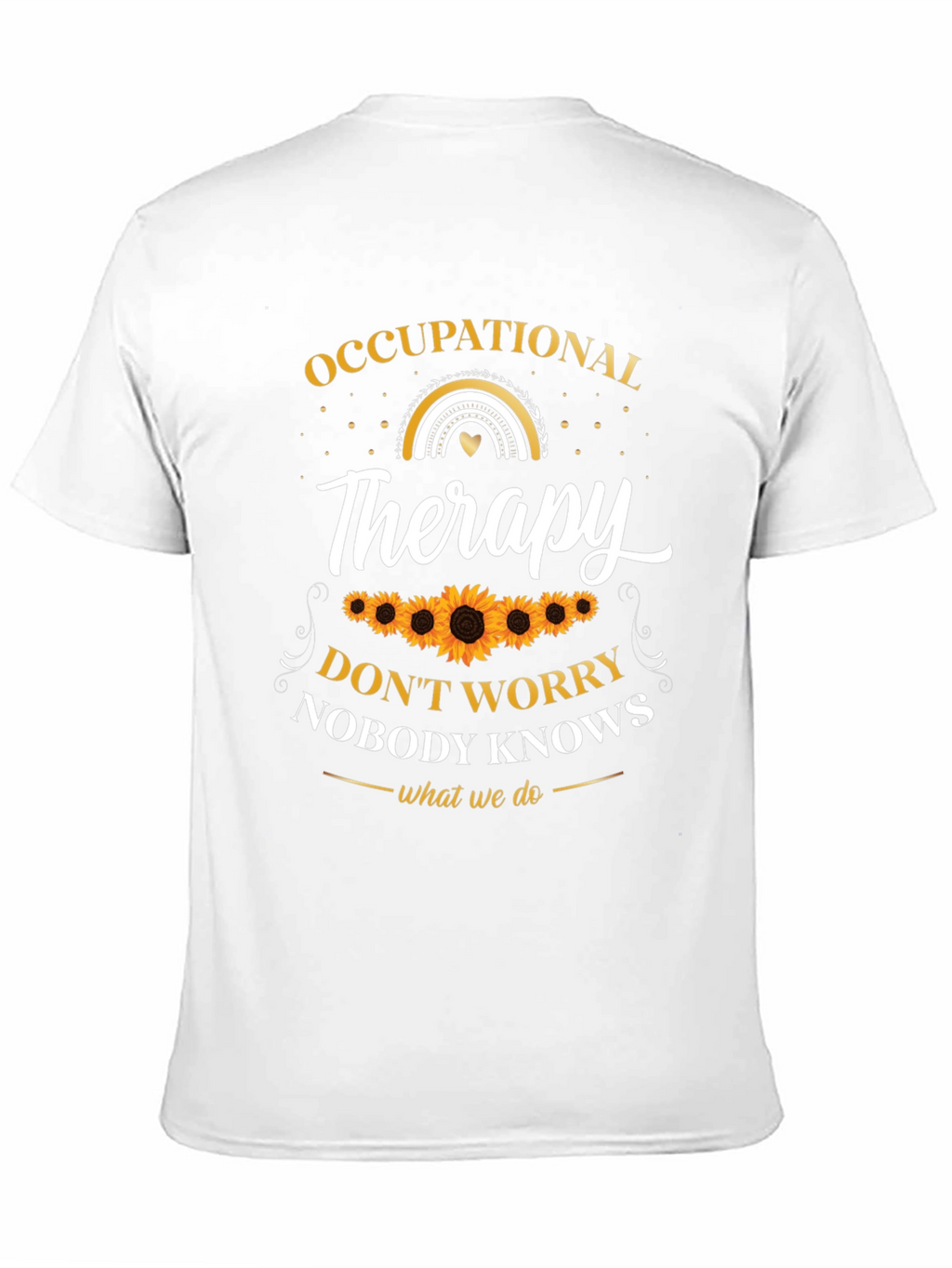 Occupational Therapy T-Shirt - Sunflower Design
