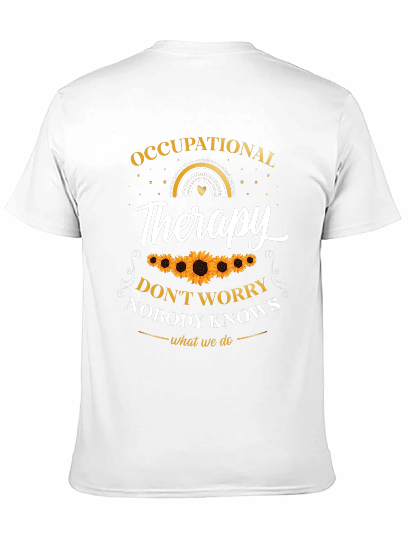 Occupational Therapy T-Shirt - Sunflower Design