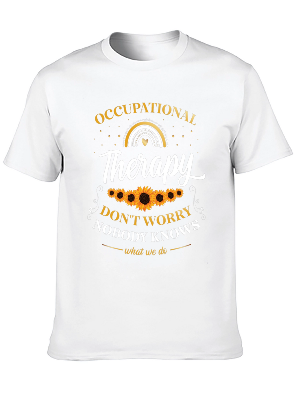 Occupational Therapy T-Shirt - Sunflower Design